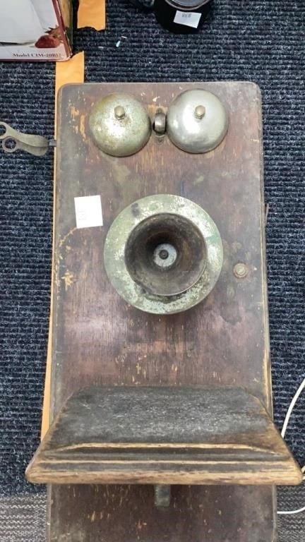 Antique Crank Wall Phone Stormberg-Carlson code