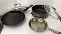 Calphalon Frying Pan , Pot and Cuisinart Pan