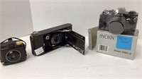 Vintage Kodak Camera, Flash and Meikai Camera new