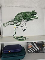 Lighted animated electric Frog