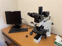 Olympus BX50F4 Microscope w/ Camera