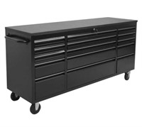 NEW 72" Black 15-Drawer Tool Box