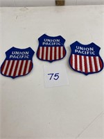 3 Union Pacific Railroad Patches