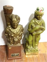 Pair of Vintage Ceramic Decanters; Farmer &