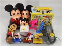 ASSORTED LOT OF WALT DISNEY MICKEY MOUSE TOYS