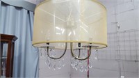 GOLD HANGING DECORATIVE LAMP FIXTURE