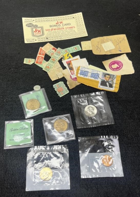 Coin & Stamp Lot: