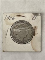 1906-0 Barber Half Dollar