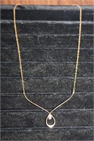 Avon Diamond Loop Necklace