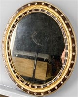 19th C. Irish Regency Oval Mirror