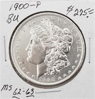 1900-P Morgan Silver Dollar Coin BU