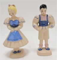 Kay Finch boy and girl figures 7"