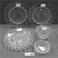 Fostoria American Glass Plates & Bowls