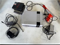 Vintage Nintendo Game System + controllers
