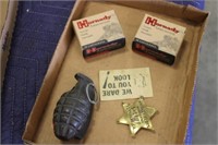 40 Rds S&W 180gr XTP, Grenade, Badge