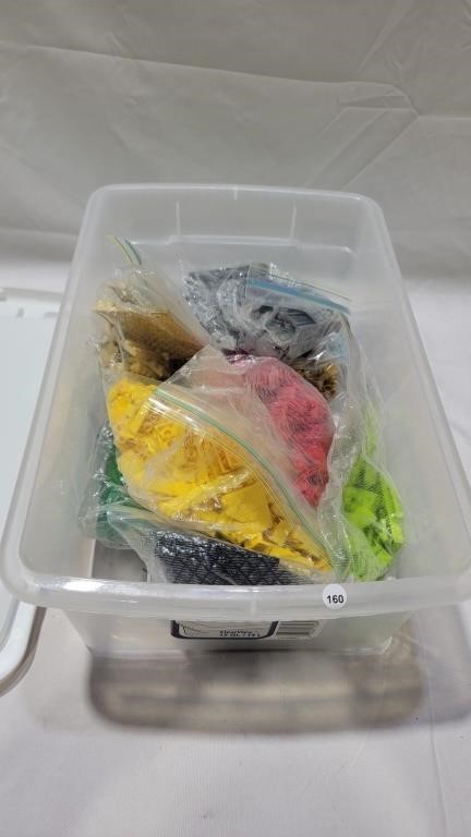 Bagged and sorted legos