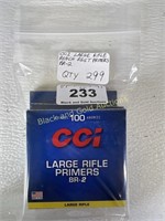 CCI Large Rifle Primers, BR-2, Qty: 299