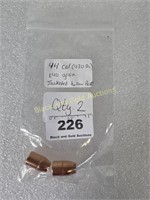 Bullets, 44 Caliber JHP, 240 Gr., Qty: 2