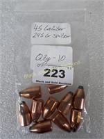Bullets, 45 Caliber Spitzer, 245 Gr., Qty: 10