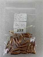 Bullets, 30 Cal. PT BT Lead Free, 125 Gr., Qty: 20