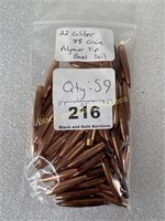 Bullets, 22 Cal. Polymer Tip BT, 88 Gr., Qty: 59