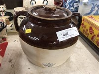 Vintage 4 Qt. Glazed Bean Pot