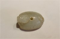 Chinese Hetian Jade Carved Turtle