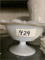 LOT OF MILK GLASS