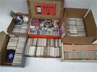 Large Lot of Various Loose Sports Trading Cards