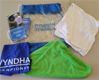 Wyndham Rewards Signed Bag w/ Golfing Towels