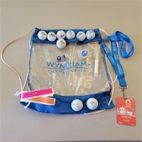 Wyndham Championship Volunteer Bag w/ Signed Golf