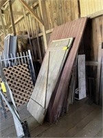 Assorted Wood Doors and Sections