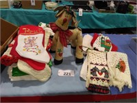Christmas Towels, Stockings, Misc.