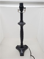 Table lamp spiral spindle no shade works