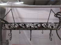 Hanging Basket w/Hooks -Kitchen or Garden Shed