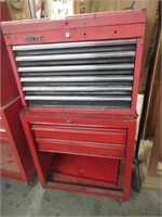 Homac Rolling Tool Box w/Contents -as is