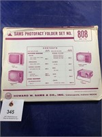 Vintage Sams Photofact Folder No 808 Console TVs