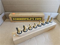 Simmerfeld's Own router bits. Set of 8 in custom