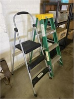 4' Fiberglass A Frame Ladder, Folding Step Ladder