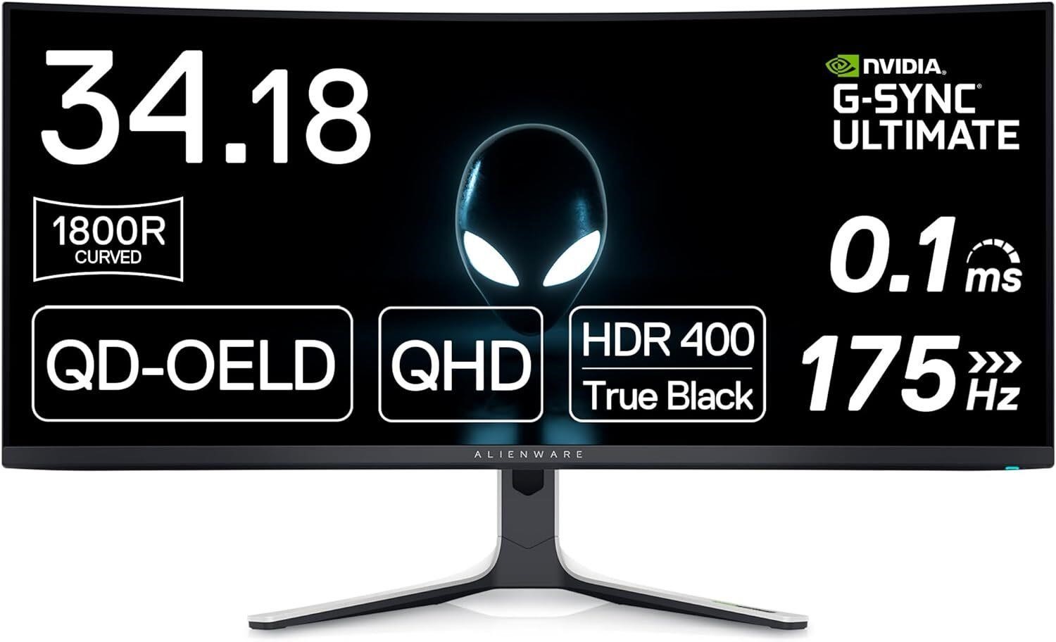 Alienware AW3423DW Curved Monitor 34 Inch 175 Hz