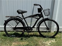 Huffy Beach Cruiser bicycle- black