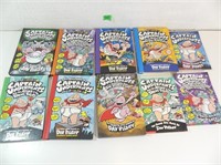 Qty of 10 Captain Underpants Books