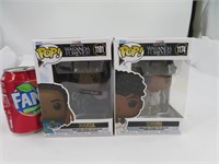 2 figurines Funko Pop, Marvel Black Panther