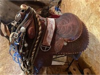Custom Leather Western Saddle