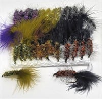 (30)New Hand Tied Wooly Bugger Fancy Sparkle Flies
