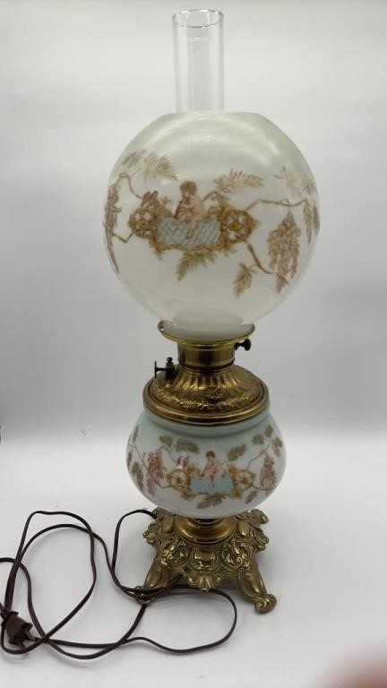BEAUTIFUL HURRICANE LAMP - ELECTRIFIED
