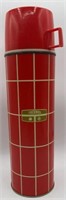 Vintage Red Coffee Thermos