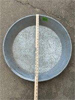 Galvanized 25”X4” pan