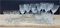 Assorted Crystal & Glass Stemware.  NO SHIPPING