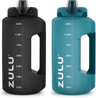 N4520  ZULU 2 HALF GALLON WATER BOTTLE Black and A